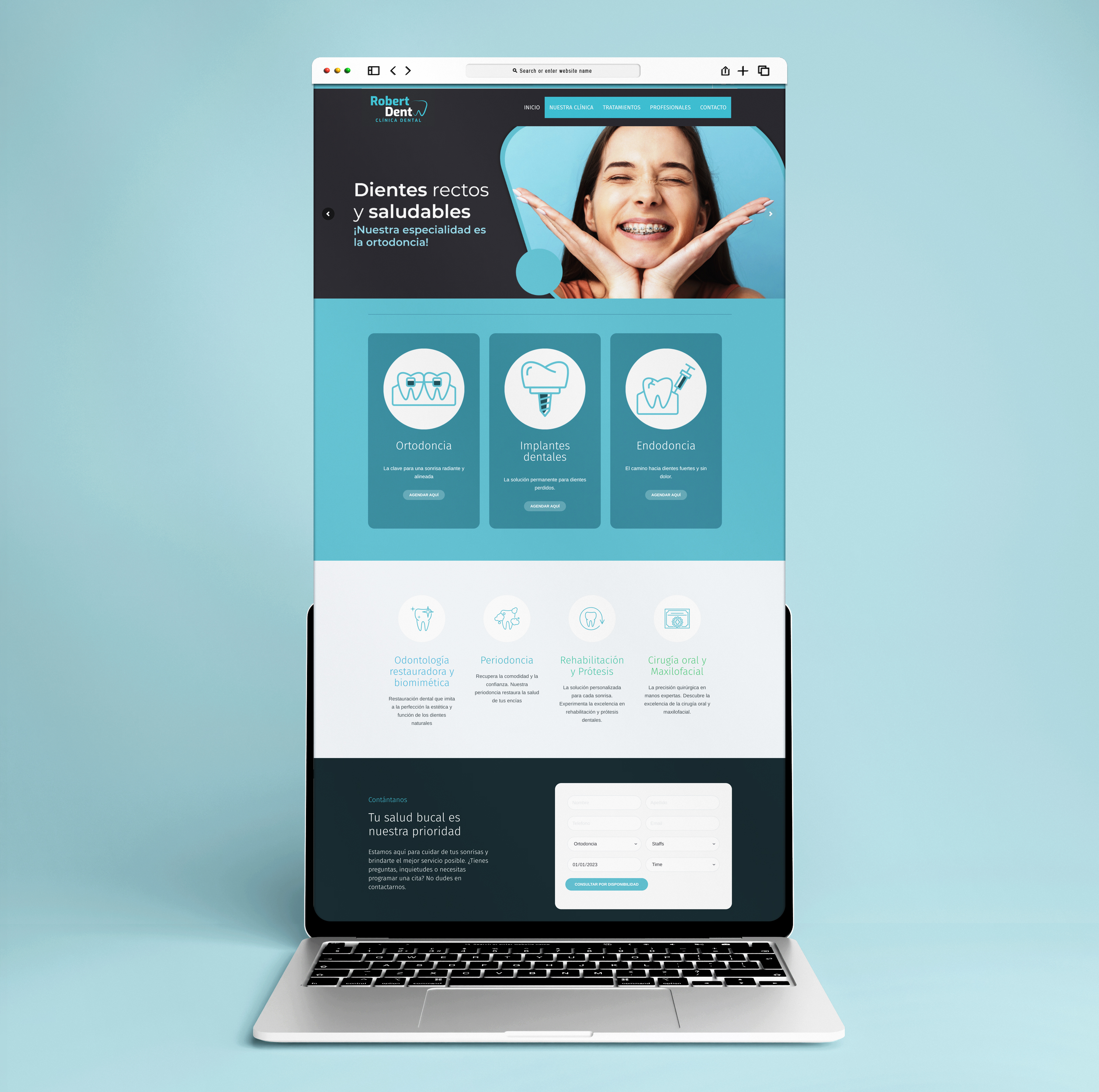 Diseño Web Robert Dent