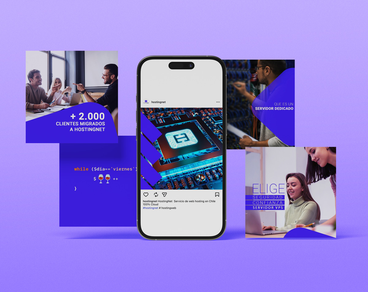 Gráfica Hosting Net